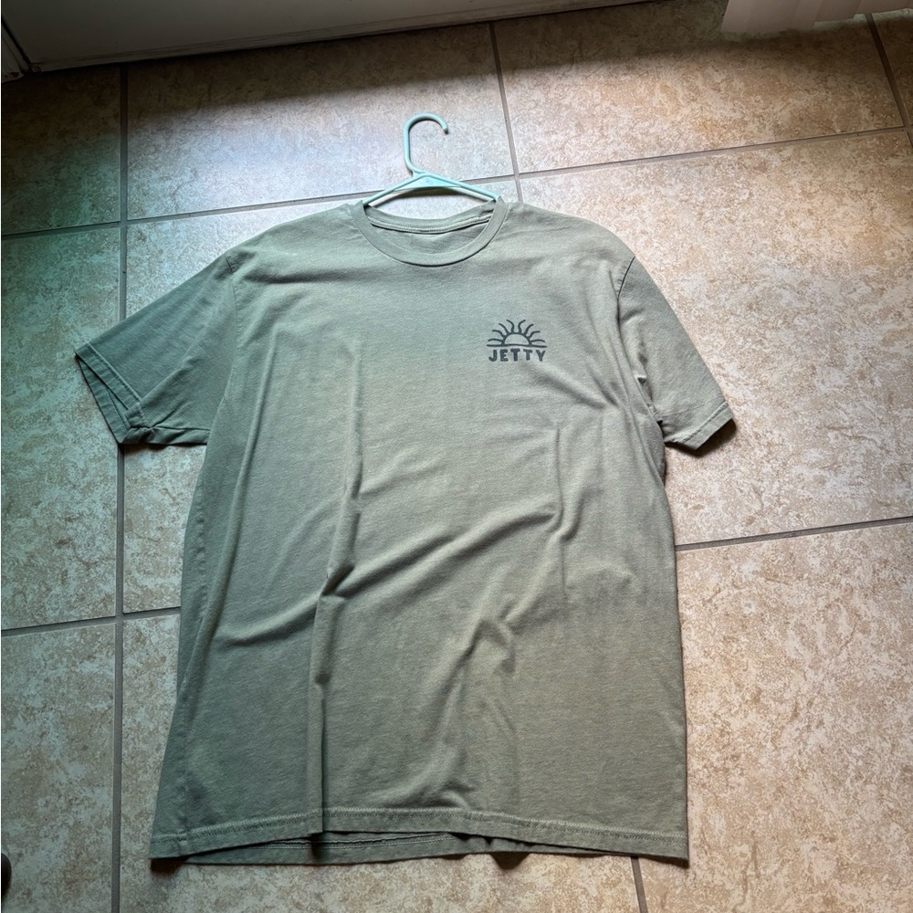 Jetty Olive Green Men's T-Shirt sz xl